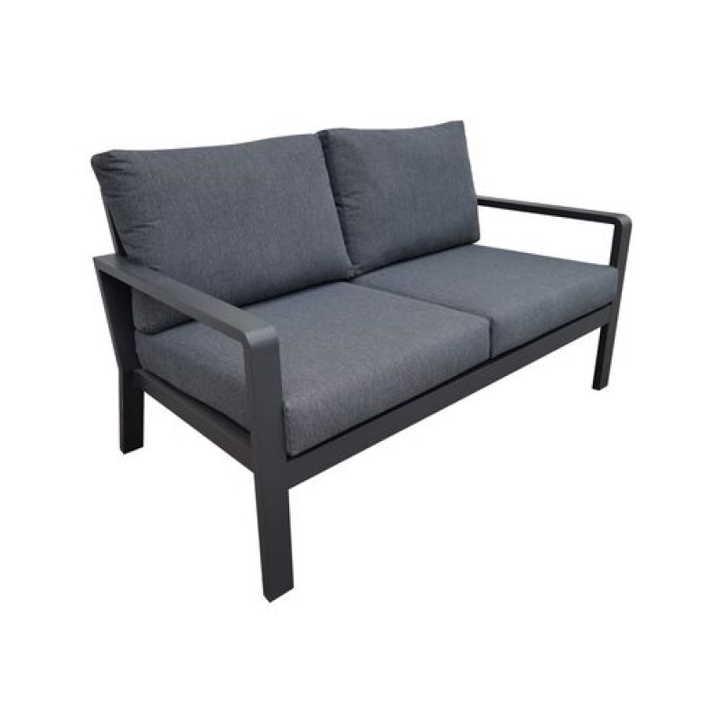 Mimosa Charcoal 2 Seater Lounge