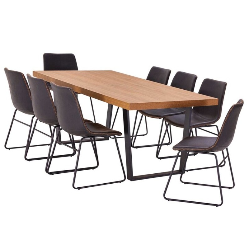 8 Seater Dining Set with Chairs Rent The Roo