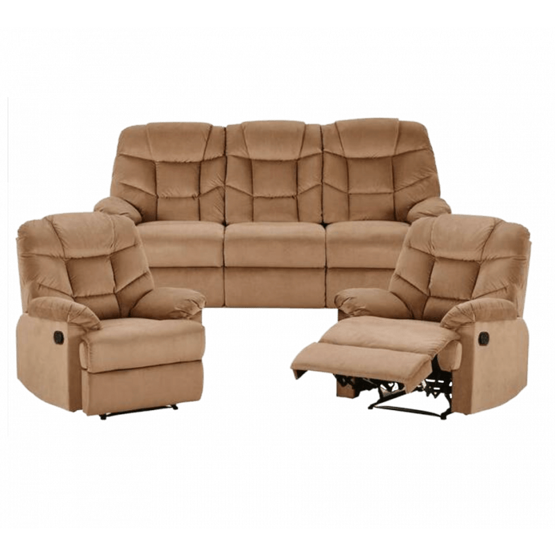 Webster 3 Seater 2 Reclining Armchairs Sofa Set